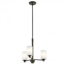 Kichler 43922OZL18 - Mini Chandelier 3Lt LED