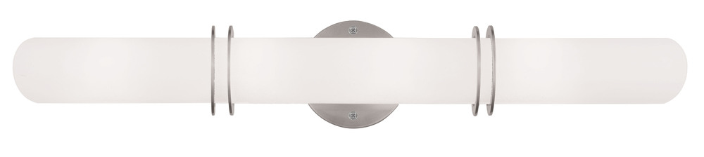 4 Light Brushed Nickel Bath Light