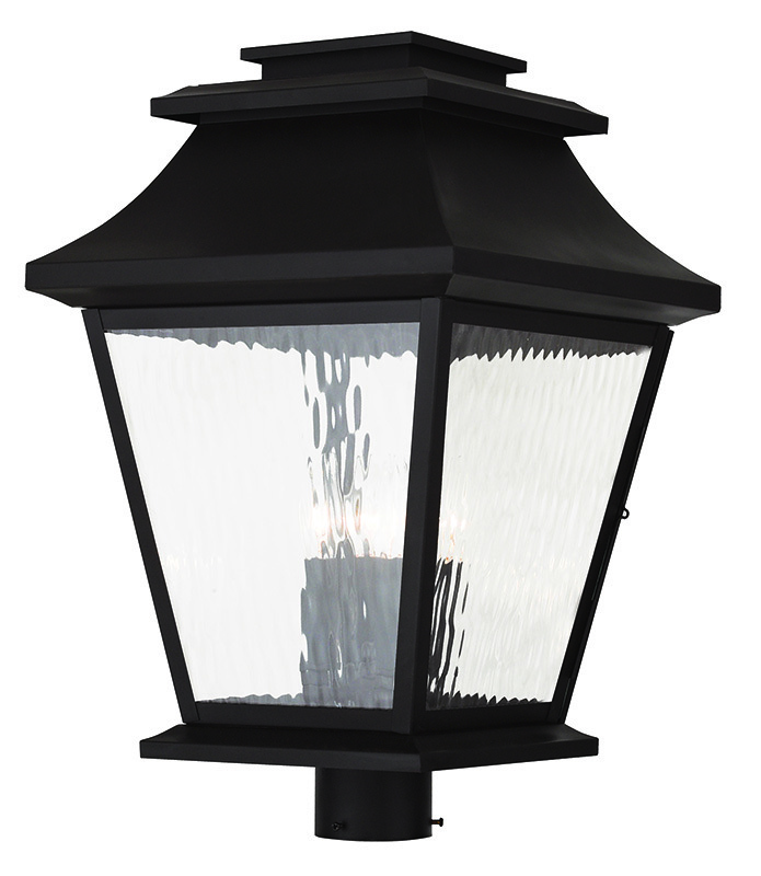 4 Light Bronze Outdoor Post Lantern