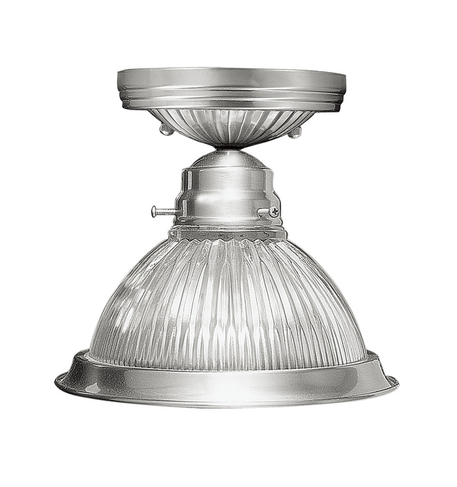 1 Light Brushed Nickel Ceiling Mount