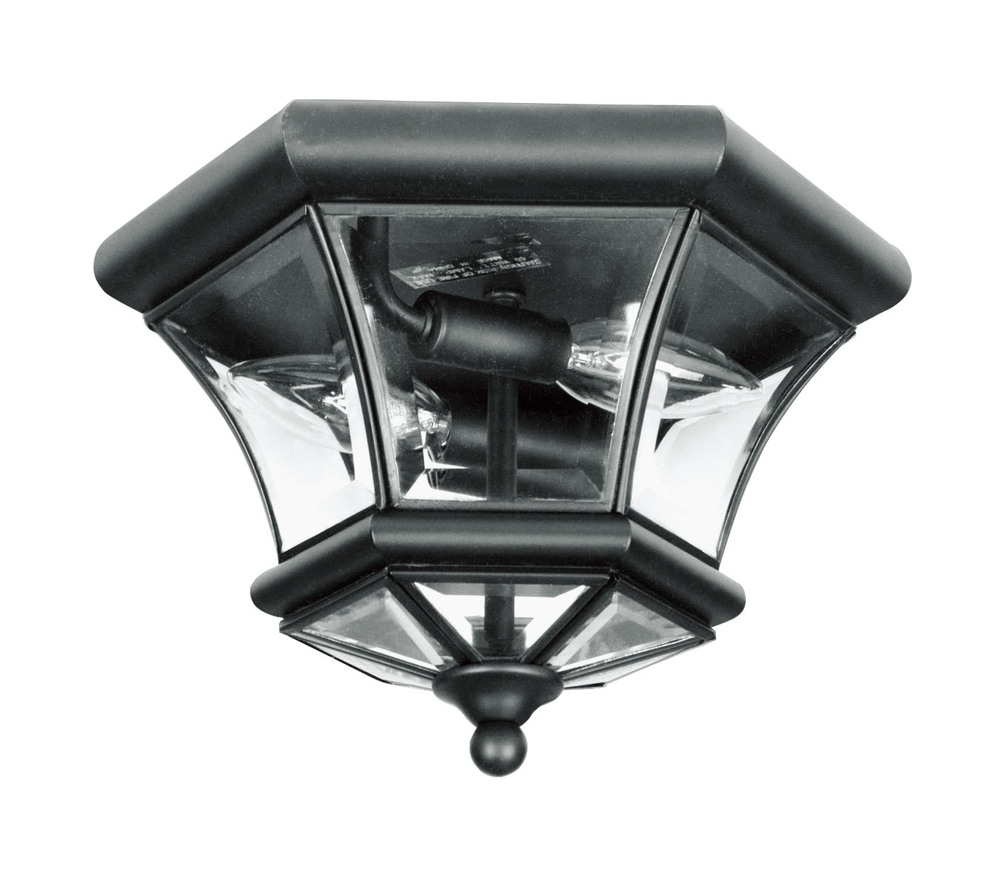 Black Flush Mount