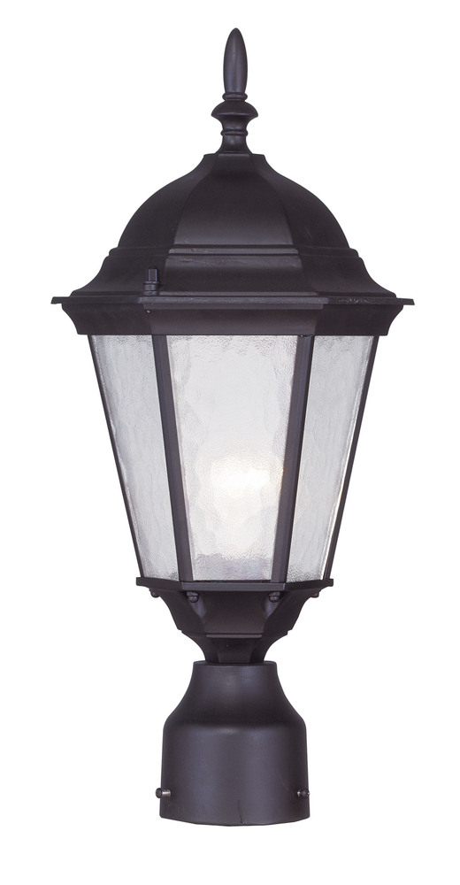 1 Light Bronze Outdoor Post Lantern