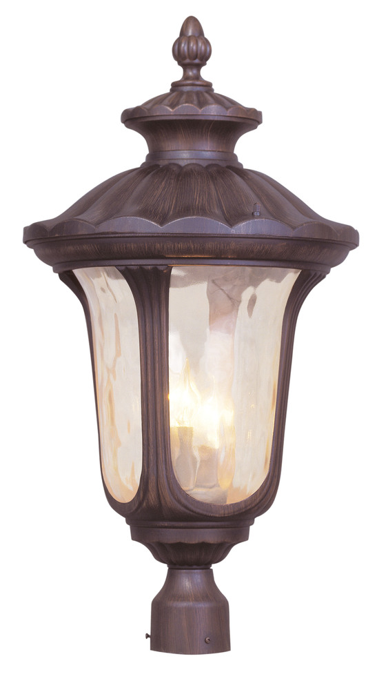 3 Light IB Outdoor Post Lantern