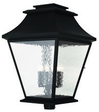 Livex Lighting 20254-04 - 6 Light Black Outdoor Post Lantern