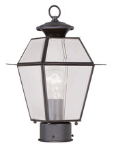 Livex Lighting 2182-07 - 1 Light Bronze Outdoor Post Lantern