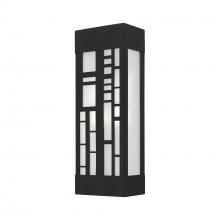 Livex Lighting 22972-14 - 2 Light Textured Black Outdoor ADA Sconce