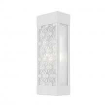 Livex Lighting 24322-91 - 2 Light Brushed Nickel Outdoor ADA Sconce