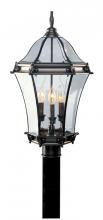 Livex Lighting 2624-29 - Three Light Vintage Pewter Post Light