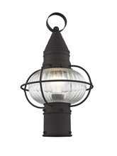 Livex Lighting 27002-07 - 1 Light Bronze Outdoor Post Lantern