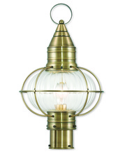 Livex Lighting 27005-01 - 1 Light AB Outdoor Post Lantern