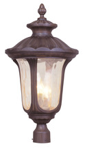 Livex Lighting 7664-58 - 3 Light IB Outdoor Post Lantern