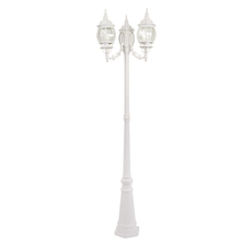 Livex Lighting 7710-03 - 3 Light White Outdoor 3 Head Post