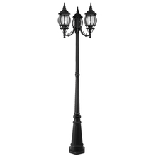 Livex Lighting 7710-04 - 3 Light Black Outdoor 3 Head Post