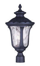 Livex Lighting 7859-04 - 3 Light Black Outdoor Post Lantern