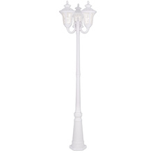 Livex Lighting 7866-03 - 3 Light White Outdoor 3 Head Post