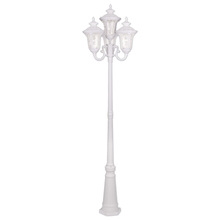 Livex Lighting 7869-03 - 4 Light White Outdoor 4 Head Post