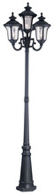 Livex Lighting 7869-04 - 4 Light Black Outdoor 4 Head Post