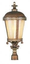 Livex Lighting 8634-64 - Palacial Bronze With Gilded Accents Post Light