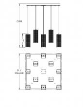 Hammerton CHB0020-09-GB-F-C01-L3 - Downtown Mesh Square Multi-Port-09