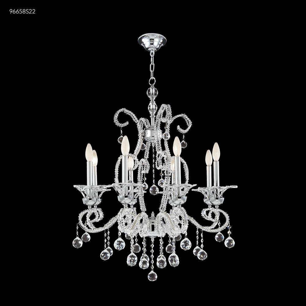 Crystal Bead 8 Light Chandelier