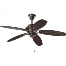 Progress P2533-20 - AirPro Collection 54" Five-Blade Indoor/Outdoor Ceiling Fan