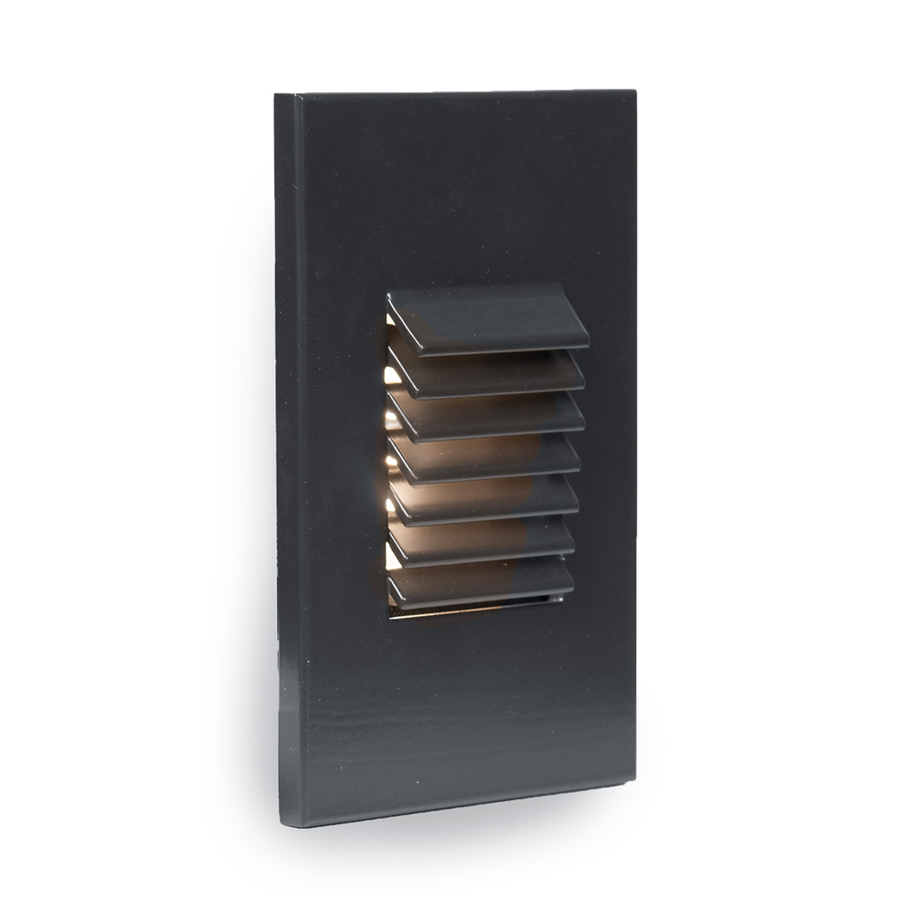 LED Low Voltage Vertical Louvered Step and Wall Light