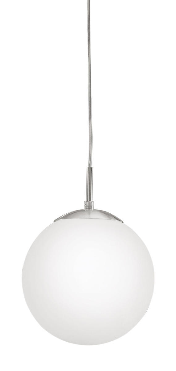 1x60W Pendant With Matte Nickel Finish & Opal Glass