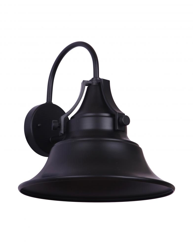 Union 1 Light Medium Outdoor Wall Lantern in Midnight