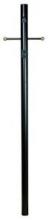 Craftmade Z8992-TB - 84" Fluted Direct Burial Post w/ Photocell in Textured Black