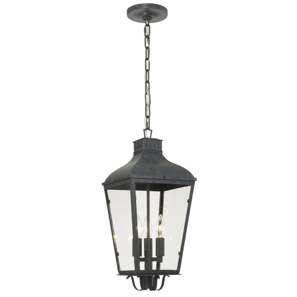 Dumont 3 Light Graphite Outdoor Pendant