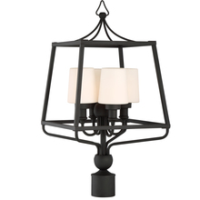 Crystorama SYL-2289-OP-BF - Libby Langdon for Crystorama Sylvan Outdoor 4 Light Post