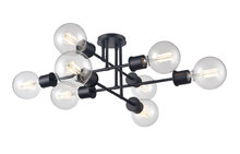 DVI DVP47612MF+EB - Lake Louise 8 Light Semi Flush