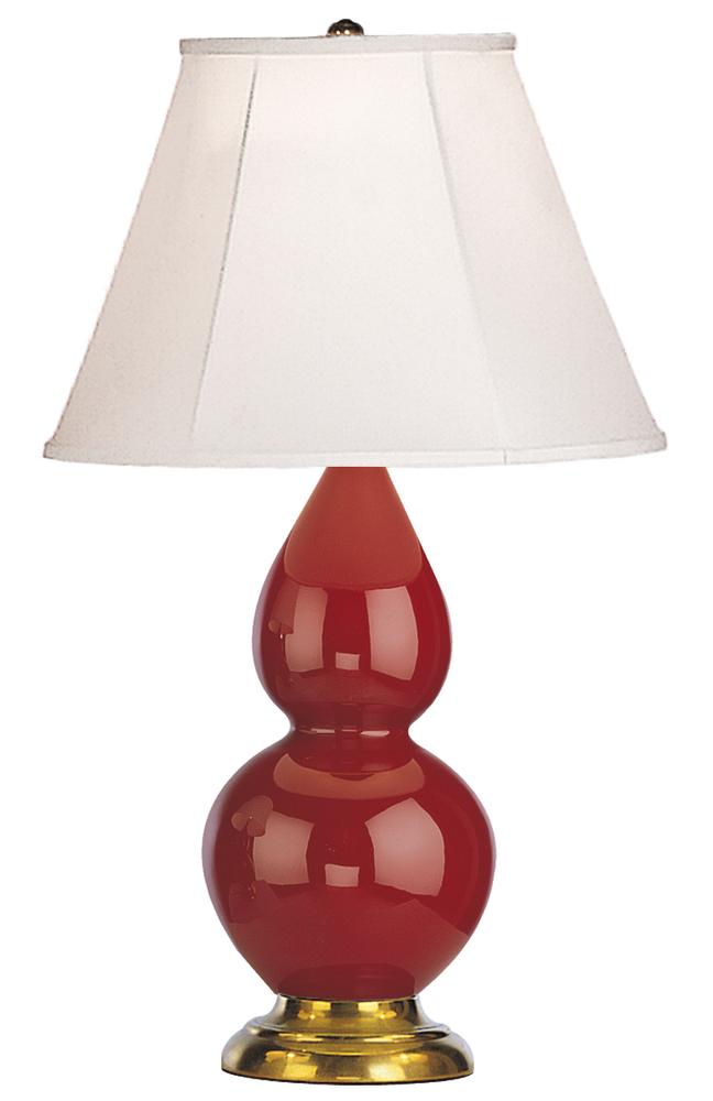 Oxblood Small Double Gourd Accent Lamp