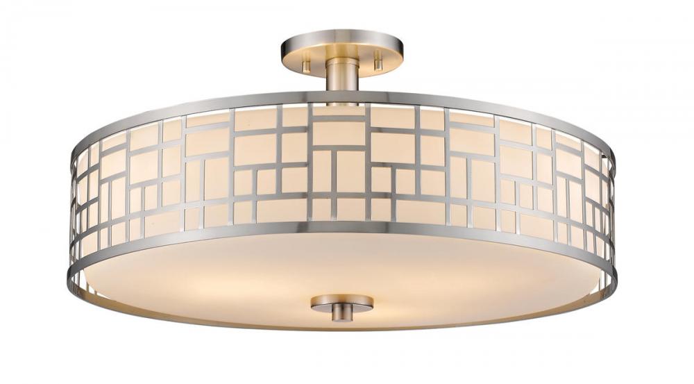 3 Light Semi Flush Mount