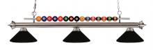 Z-Lite 170BN-MMB - 3 Light Billiard