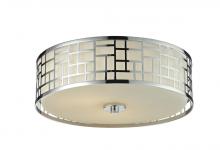 Z-Lite 328F16-CH - 3 Light Flush Mount