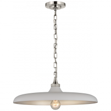 Visual Comfort & Co. Signature Collection TOB 5115PN-PW - Piatto Medium Pendant