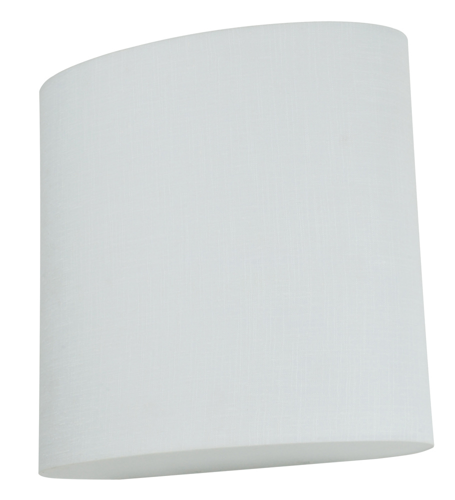 Anton LED Sconce - Linen White