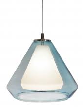 AFX Lighting, Inc. AGP500L40D1SNAQ - Armitage LED Pendant - 4000K - 120V - Satin Nickel - Aqua