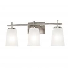 AFX Lighting, Inc. JNNV2209MBSN - JOANNA VANITY MEDIUM BASE; SATIN NICKEL; FROSTED