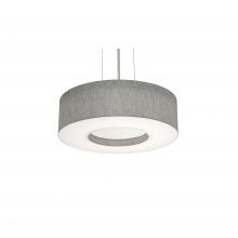 AFX Lighting, Inc. MCP1524MBSN-GY - Montclair 15'' Med Base Pendant - SN w/ GY