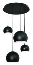 AFX Lighting, Inc. RXYP99BKRND4 - Roxy 4 Light Round Pendant,120V,Black