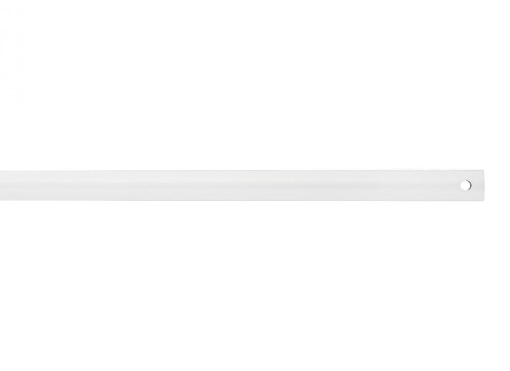 72" Downrod in White