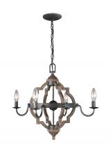 Generation Lighting 3124904-846 - Four Light Chandelier