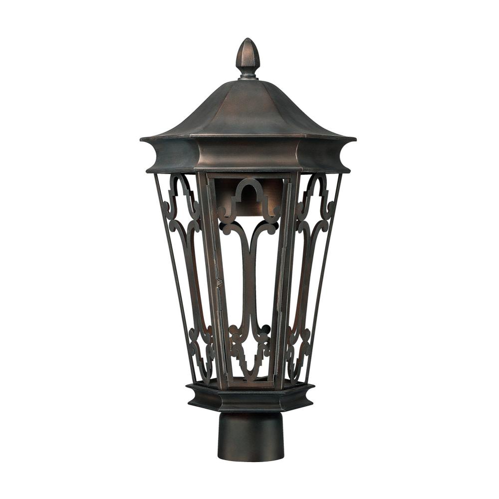 1 Light Outdoor Post Lantern/Dark Sky