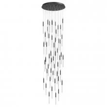 Avenue Lighting HF2051-BOA-BK - Boa Collection Black 51 Light Pendant Fixture