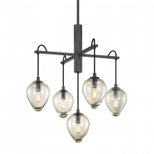 Troy F6206-GRA/BCR - Brixton Chandelier