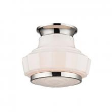 Hudson Valley 3809F-PN - 1 LIGHT SEMI FLUSH