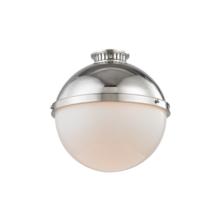 Hudson Valley 4015-PN - 1 LIGHT LARGE FLUSH MOUNT