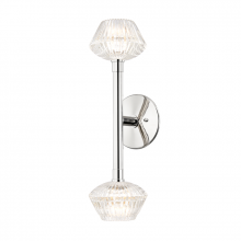 Hudson Valley 6142-PN - 2 LIGHT WALL SCONCE